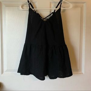 Black tank top, new.
